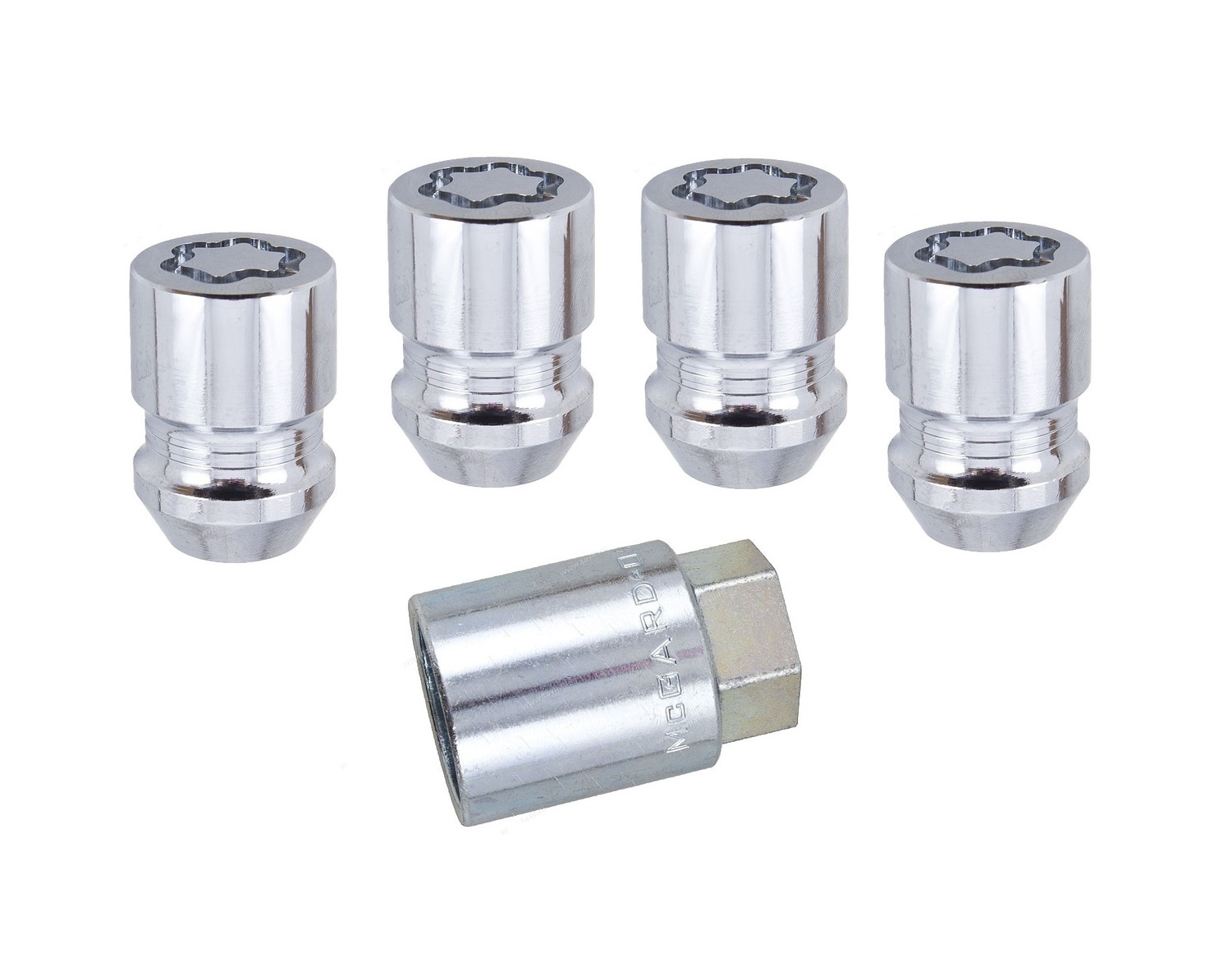 Гайка McGard секрет M12x1,5x32,5x32,5x19 конус Chrome 24157 SU